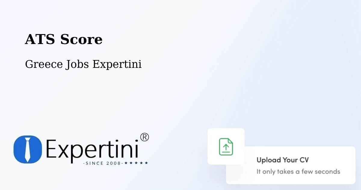 Resume ATS Score & Job Description Match Tool – Afántou - Greece Jobs Expertini